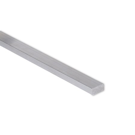 REMINGTON INDUSTRIES 1/2" X 1" Aluminum Flat Bar, 6061, 2" Length, T6511 Mill Stock, Extruded, 0.50 inch Dia 0.50X1.0FLT6061T6511-2